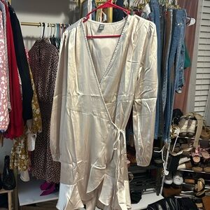 NWOT SHEIN large satin dress